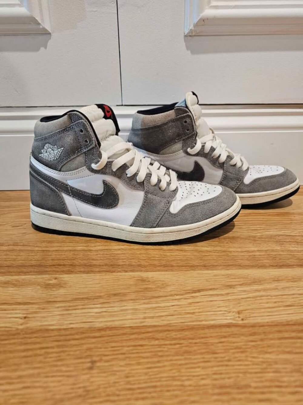 Nike Air Jordan 1 Retro High OG "Washed Black" - Size 7.5 - Picture 3 of 6